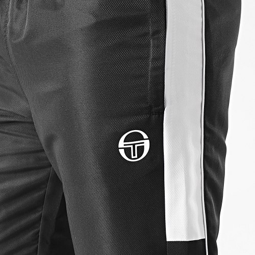 Pantalon Jogging A Bandes Abita 39145 Noir Blanc