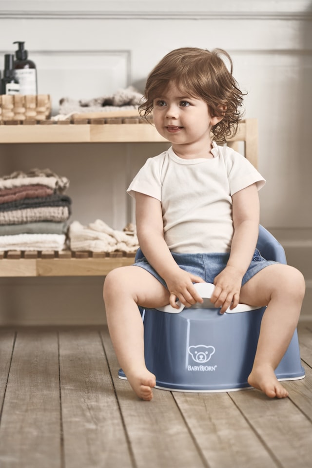 Pottestol, Gråblå, BabyBjörn