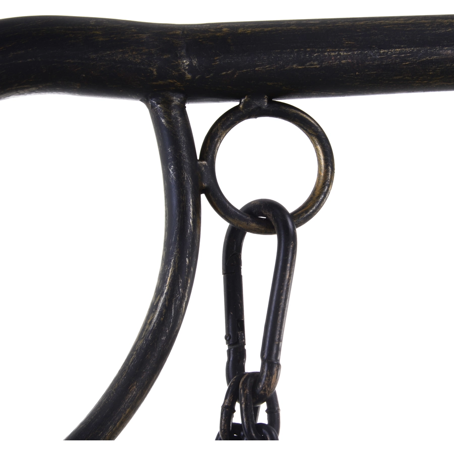 Outsunny Gartenschaukel für 2 Personen bronze