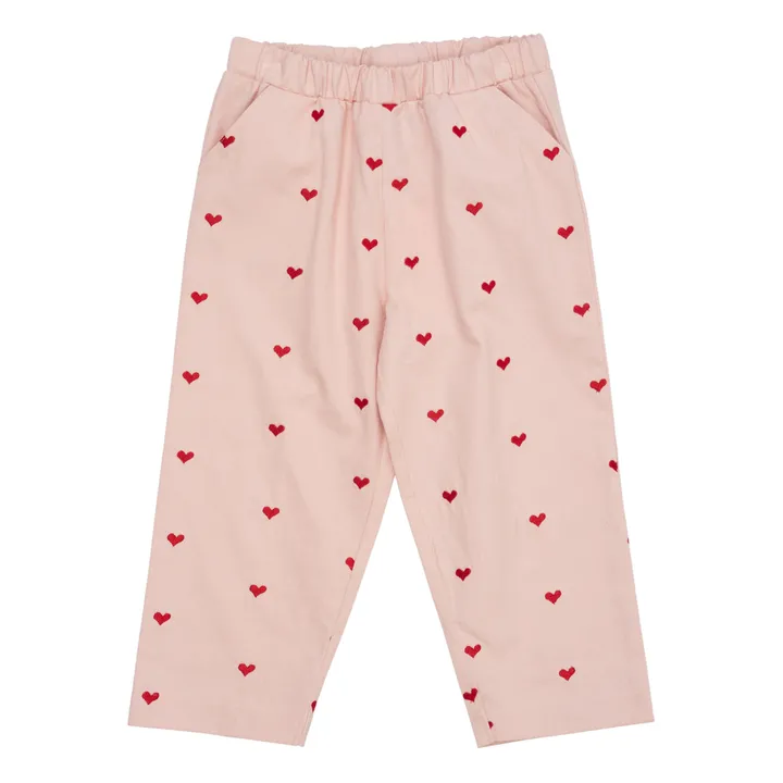 Copenhagen Colors Pantalon Cœurs | Rose pâle