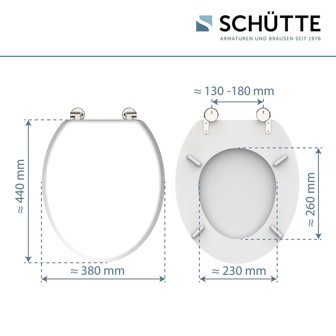 SCHÜTTE WC-Sitz MDF/Holzkern
