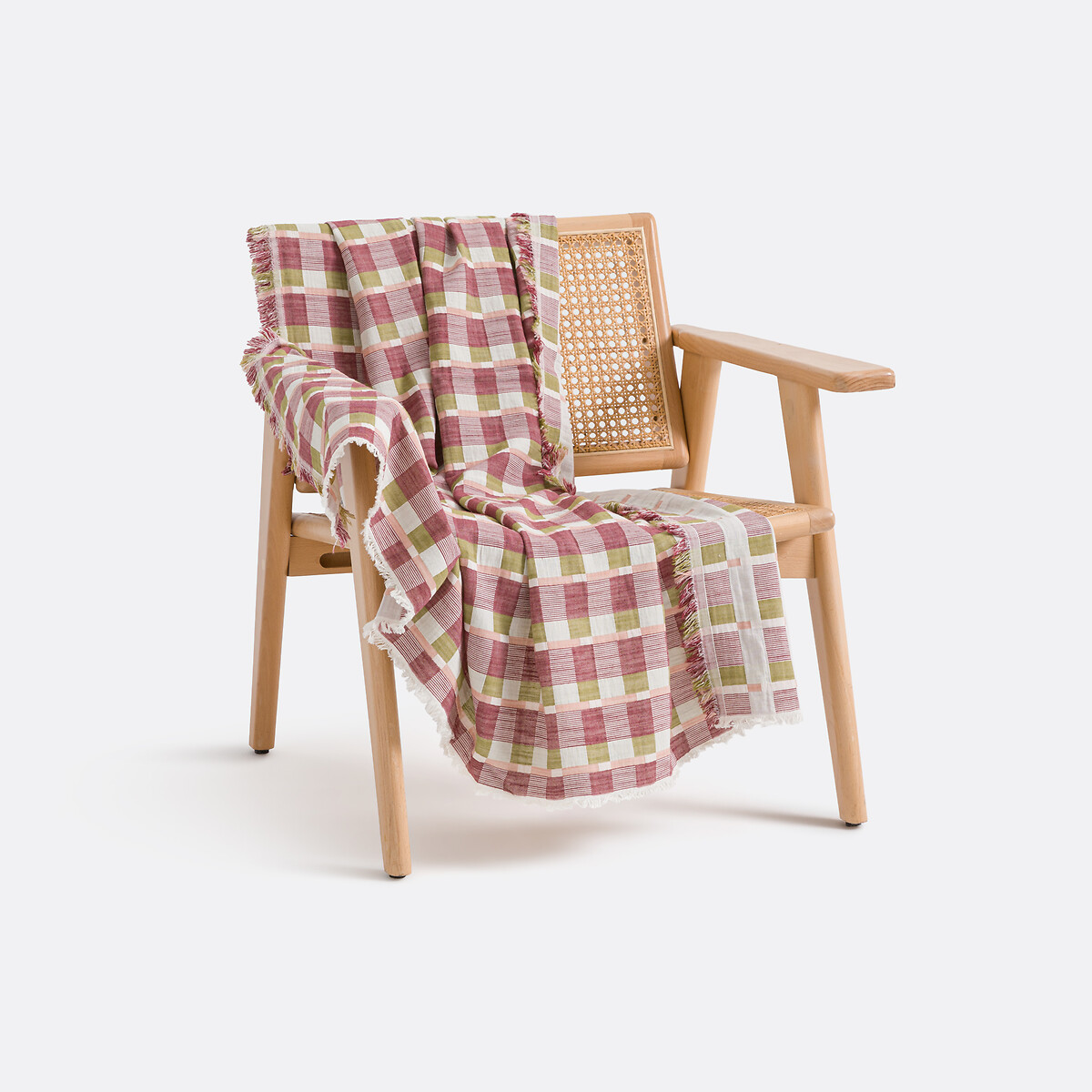 LA REDOUTE INTERIEURS<br>Lança em jacquard com motivos geométricos, Virna