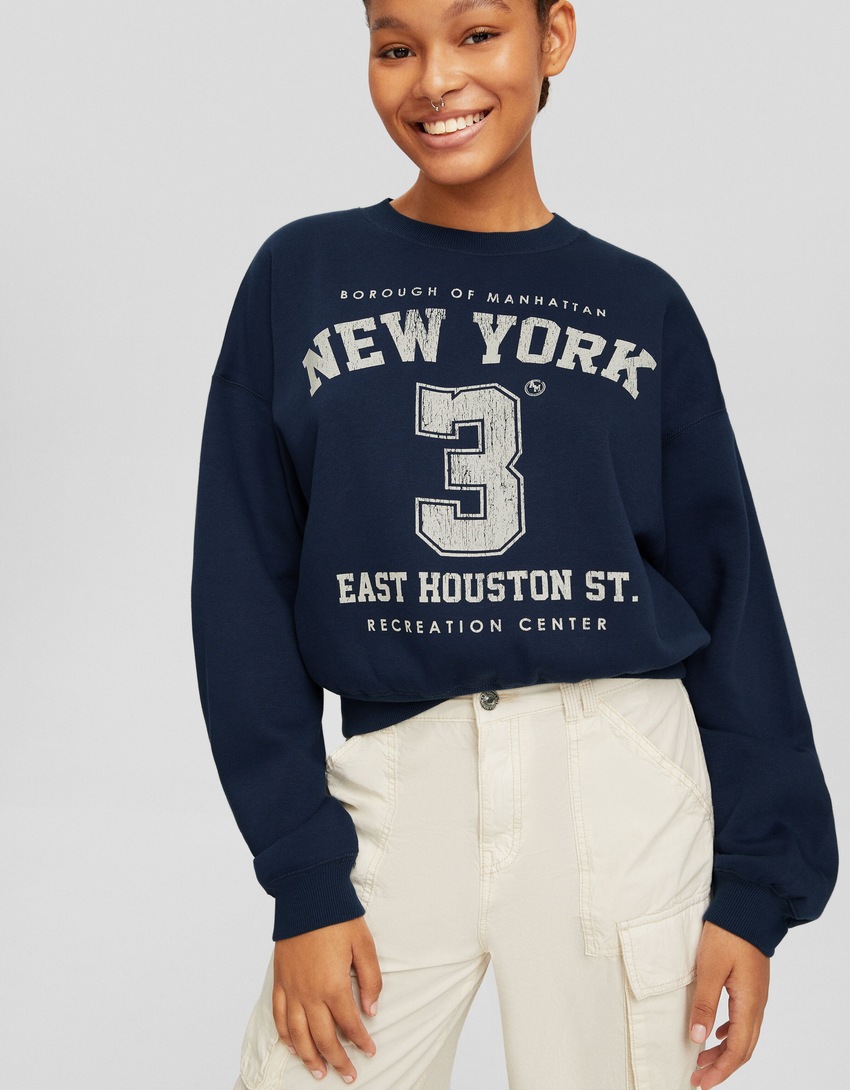 Moletom estampado de Nova York