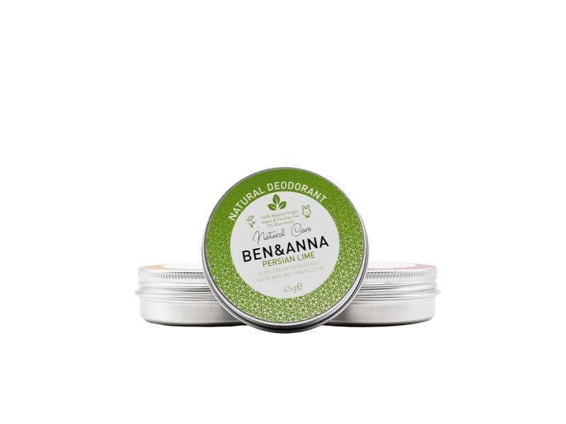 Ben & Anna Deo Crème Persian Lime 45 g Zuverlässiger und natürlicher Deo Cremestick mit Limonen-Duf