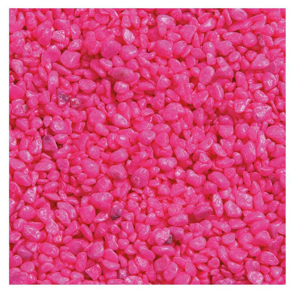Gravier néon rose, 1 kg, pour aquarium