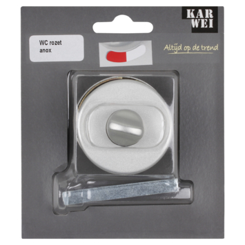 KARWEI vrij-bezet rozet rond aluminium