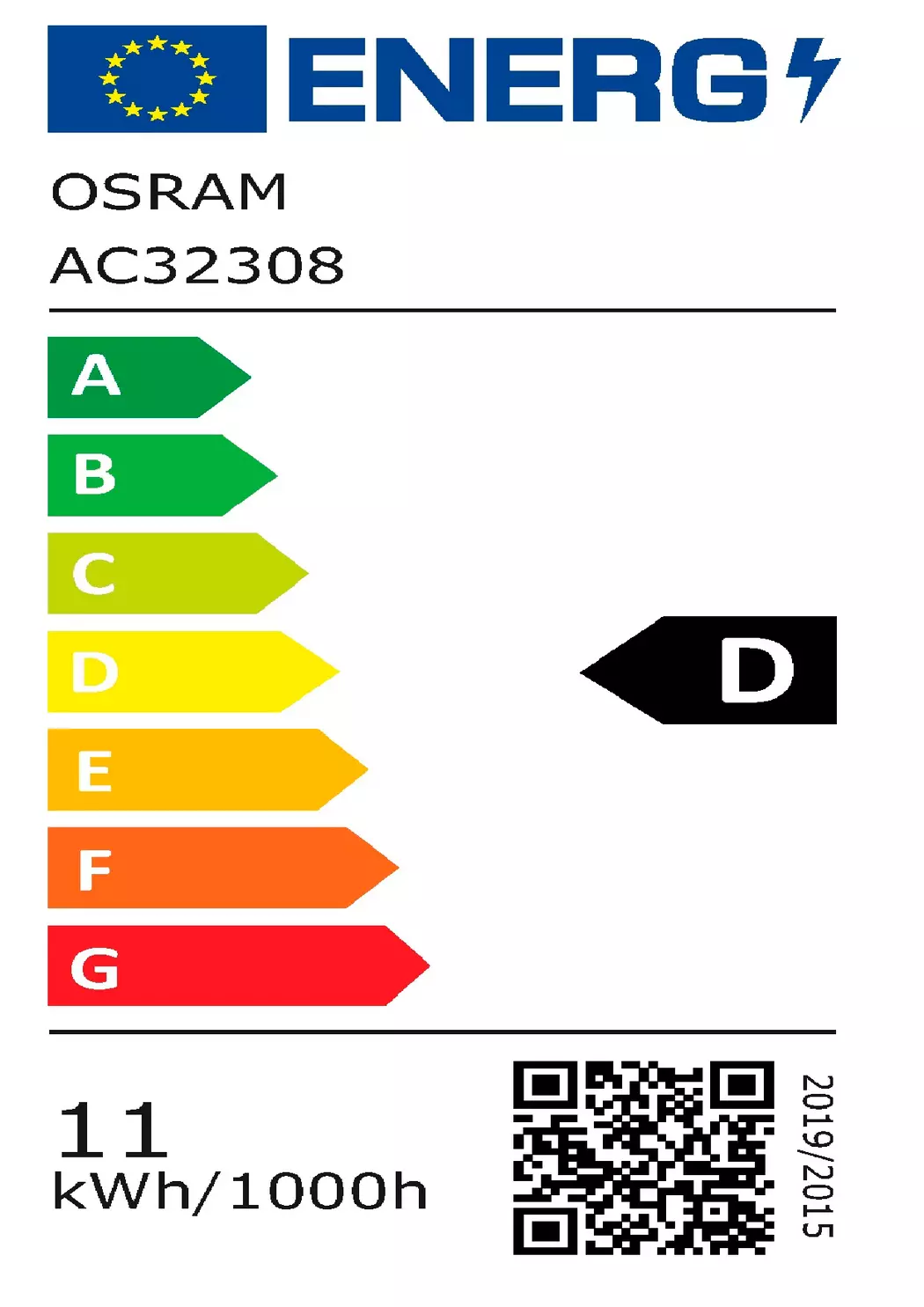 LED-Birne matt E27/ 12Watt/ Energie D