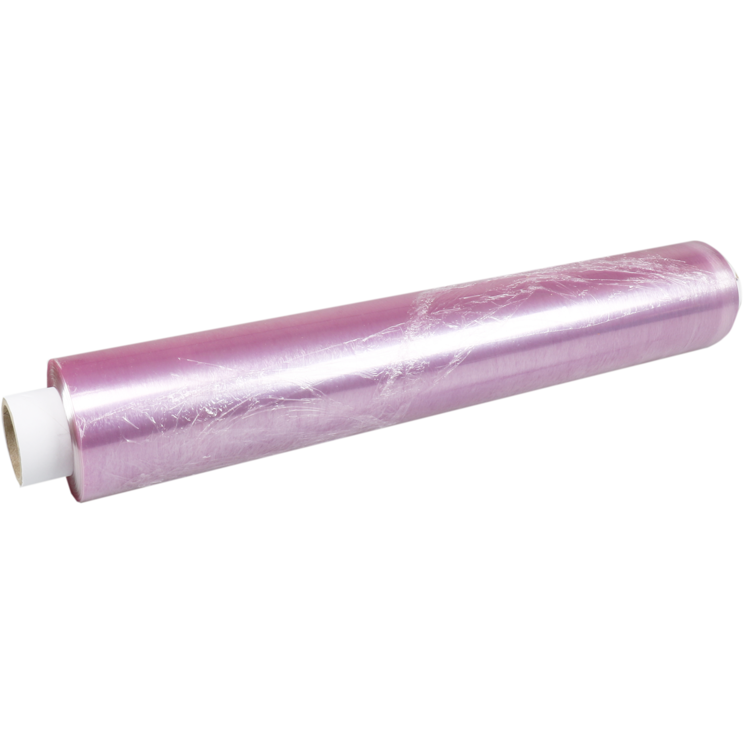 Folie, rekfolie ongeperforeerd, PVC, 45cm, 300m, 8my, transparant
