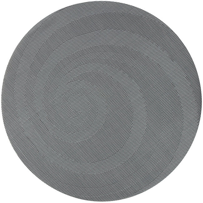 Set de table tressé rond gris