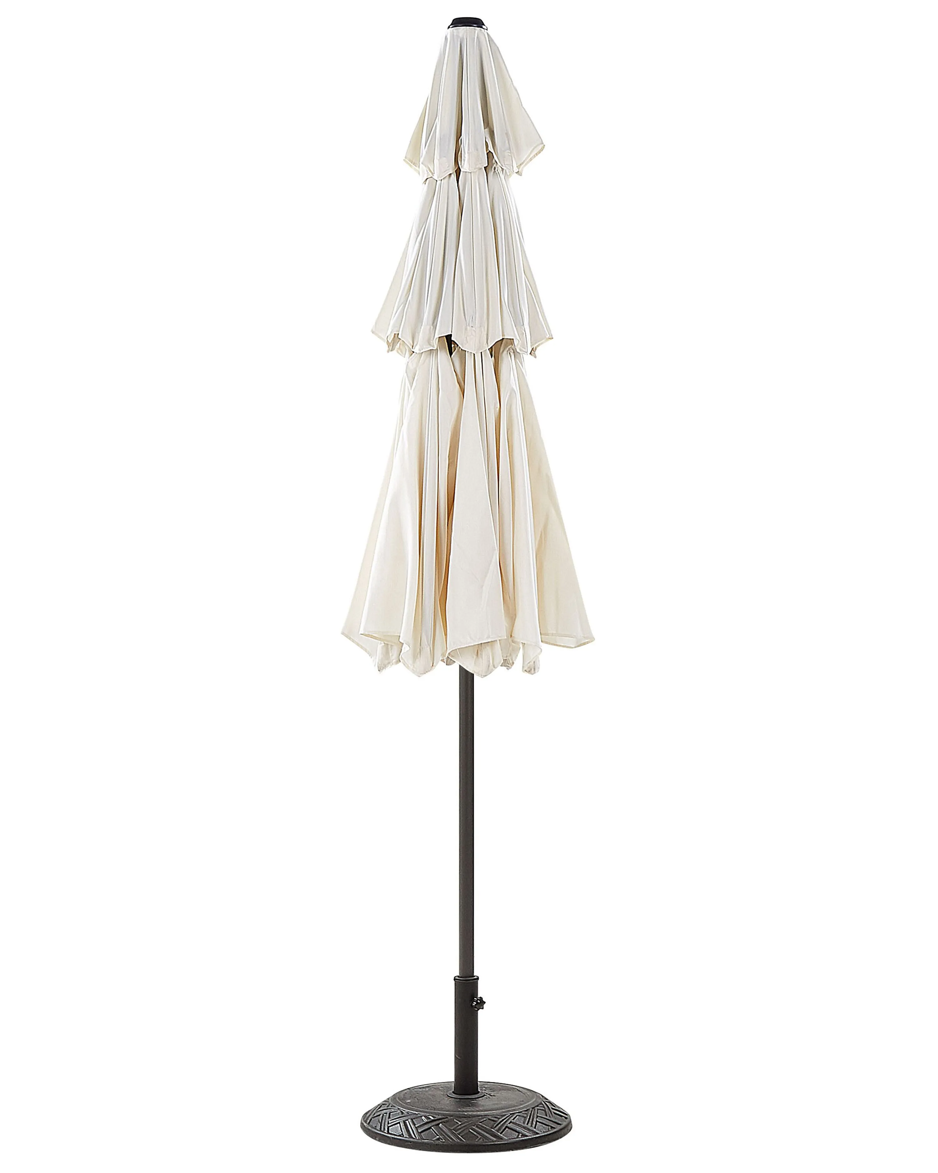 Parasol 285 cm BIBIONE Lichtbeige