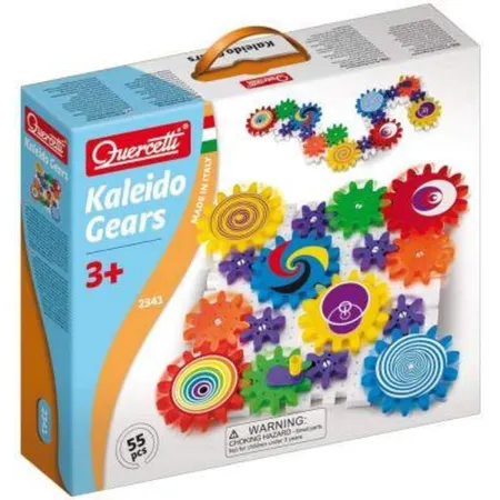 Quercetti Kaleido Gears Zahnrad-Set, 55-tlg.