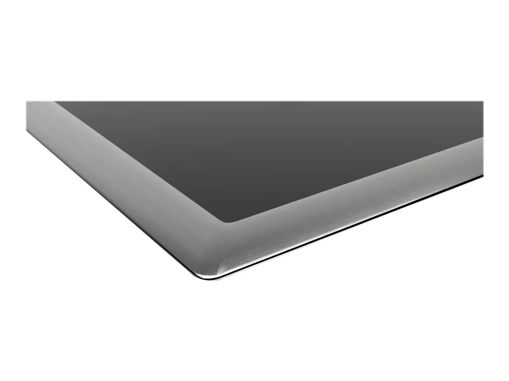 Siemens iQ300 ET645HN17E - Keramisk kogeplade - 4 plader - Niche - bredde: 56 cm - dybde: 49 cm - med rustfrit stål-pynt - sort/rustfrit stål