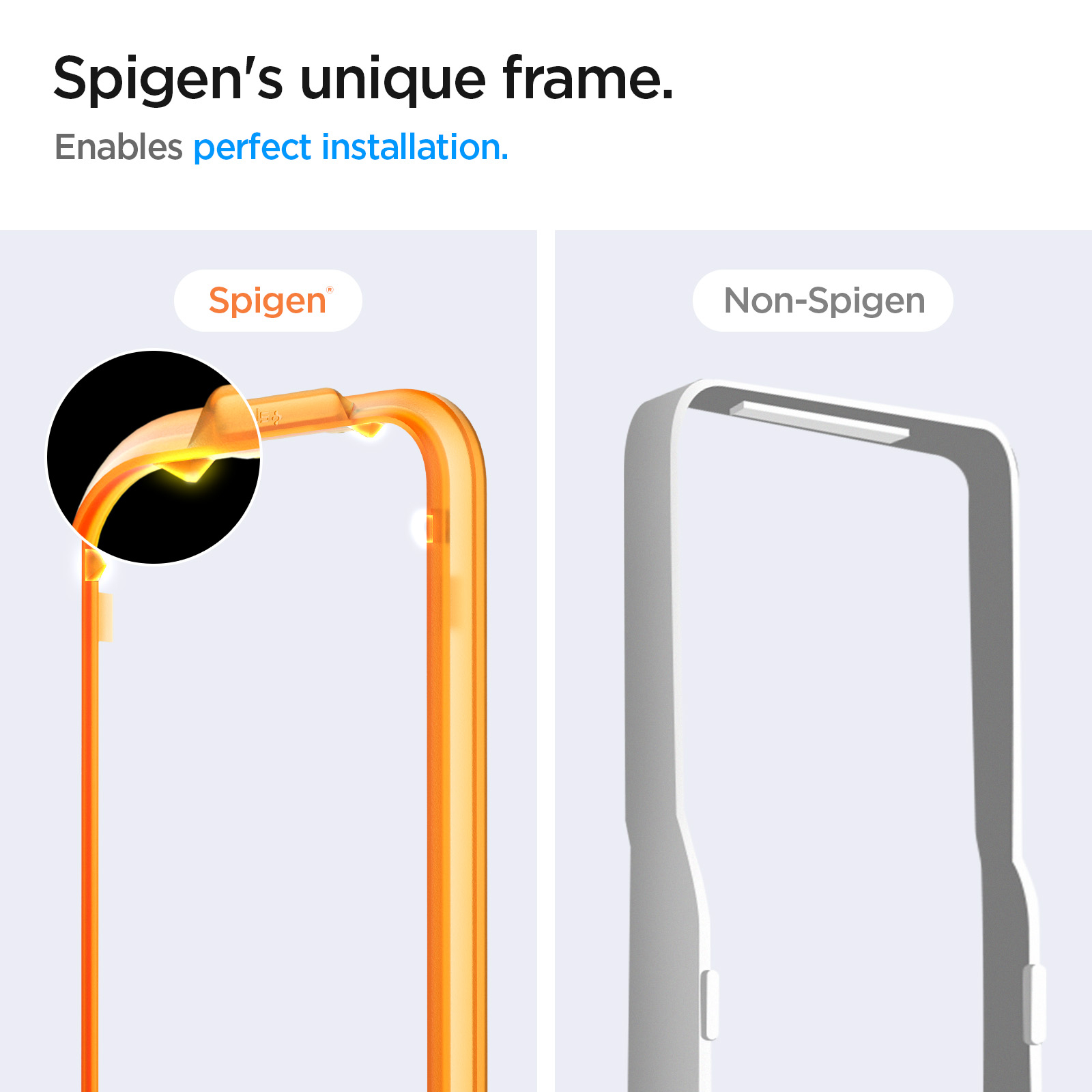 (2er Set) Samsung Galaxy A54 5G AlignMaster Glas Tr Clear Panzer Glas Case Friendly   Montagerahmen (AGL05966)