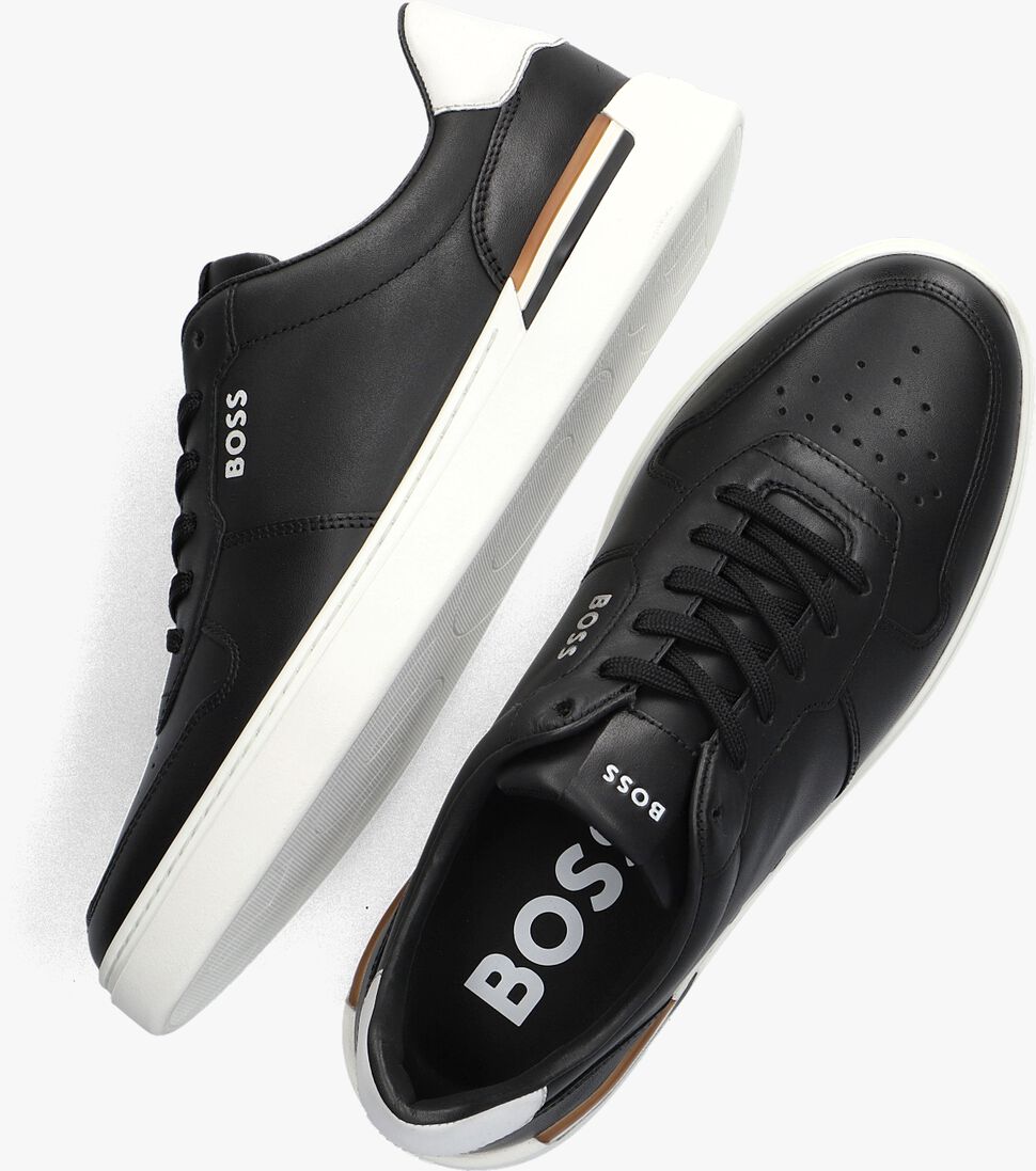 BOSS zwarte boss lage sneakers clint