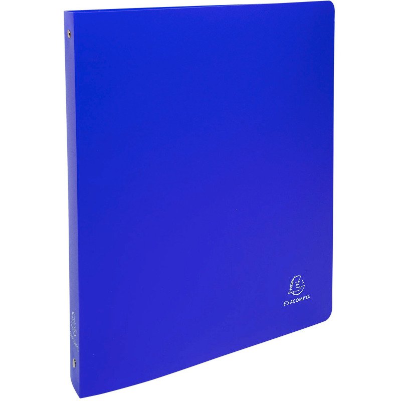 Classeur 4 anneaux plastifié Exacompta Opak A4 Maxi - Dos 4 cm couleurs assorties