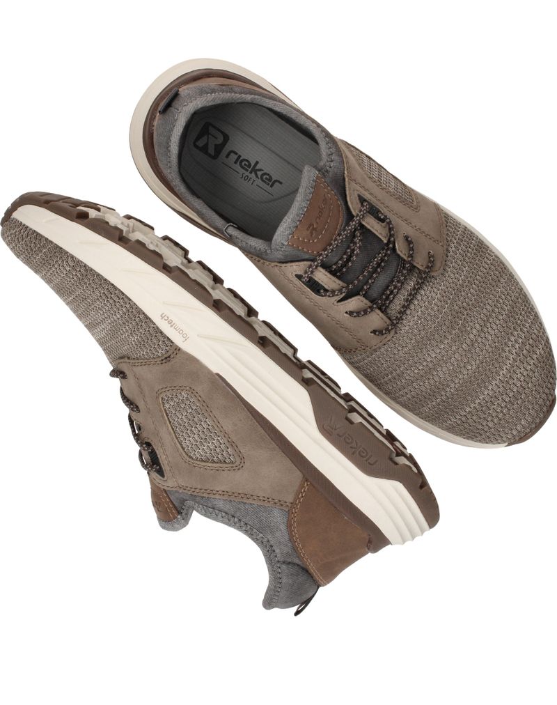 Rieker Sport Instappers Taupe Heren
