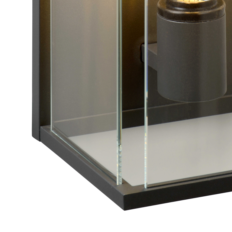 Lucide Claire wandlamp buiten IP54 antraciet
