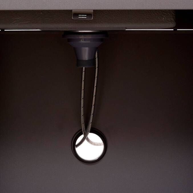 Modules 2 portes avec évier pour cuisine d'été OXYANA Graphite