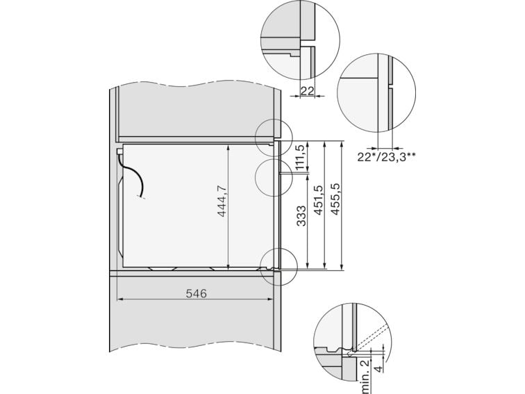 Miele Einbaubackofen mit Mikrowelle H 7440-60 BMX Griffloser Kompakt-Backofen mit Mikrowelle