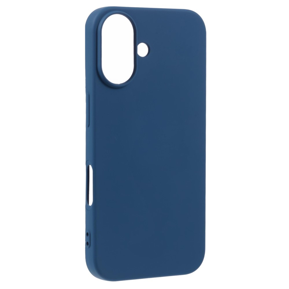 iPhone 16 Gummi Case Schutzhülle - Dunkelblau (Matt)