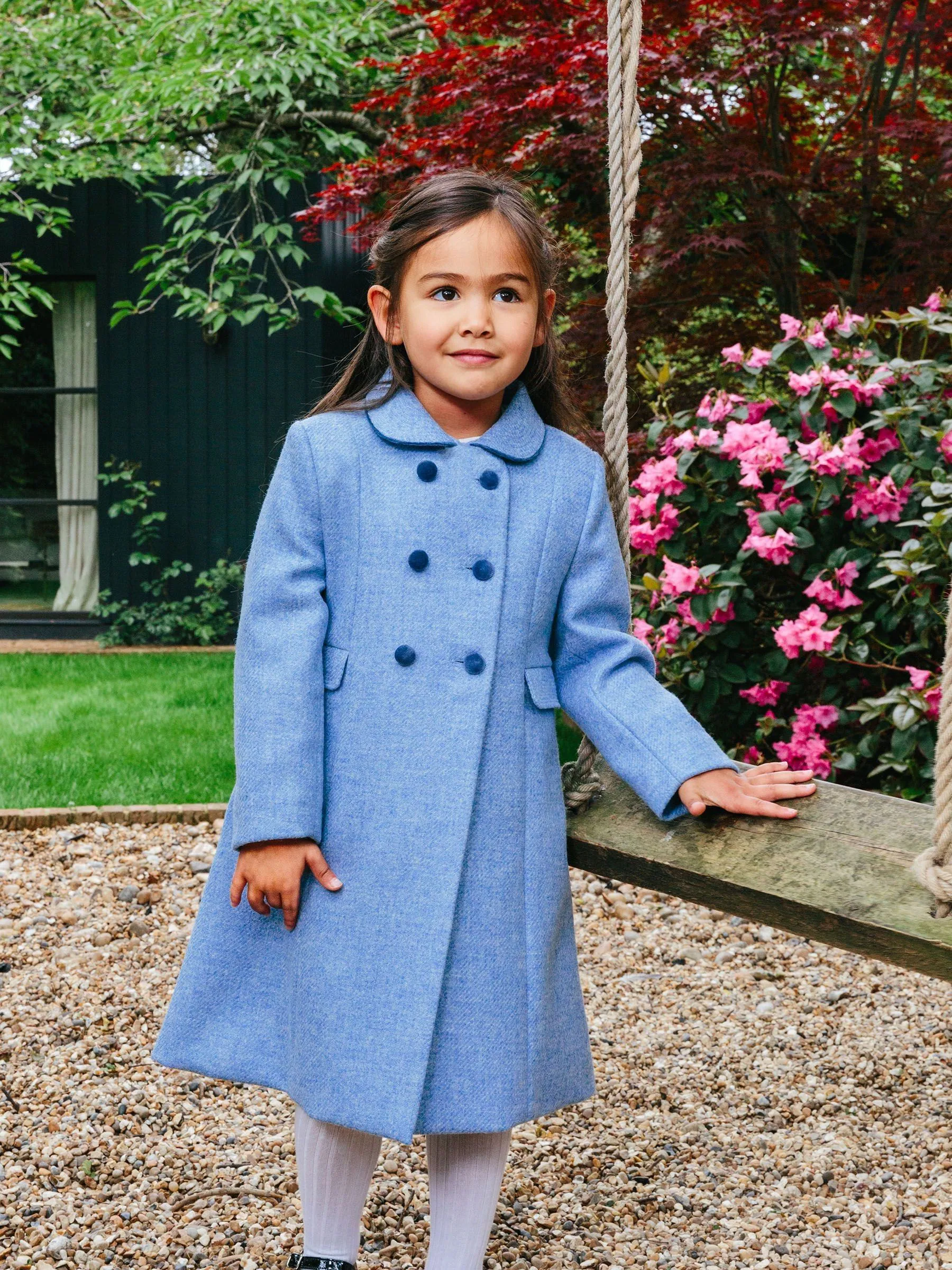 Trotters London blauwe klassieke kinderjas