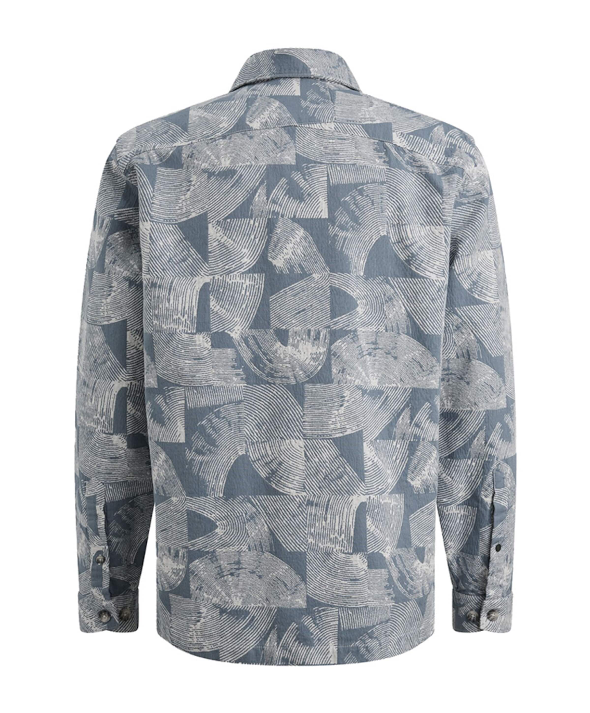 Cast Iron Heren overshirt grijs