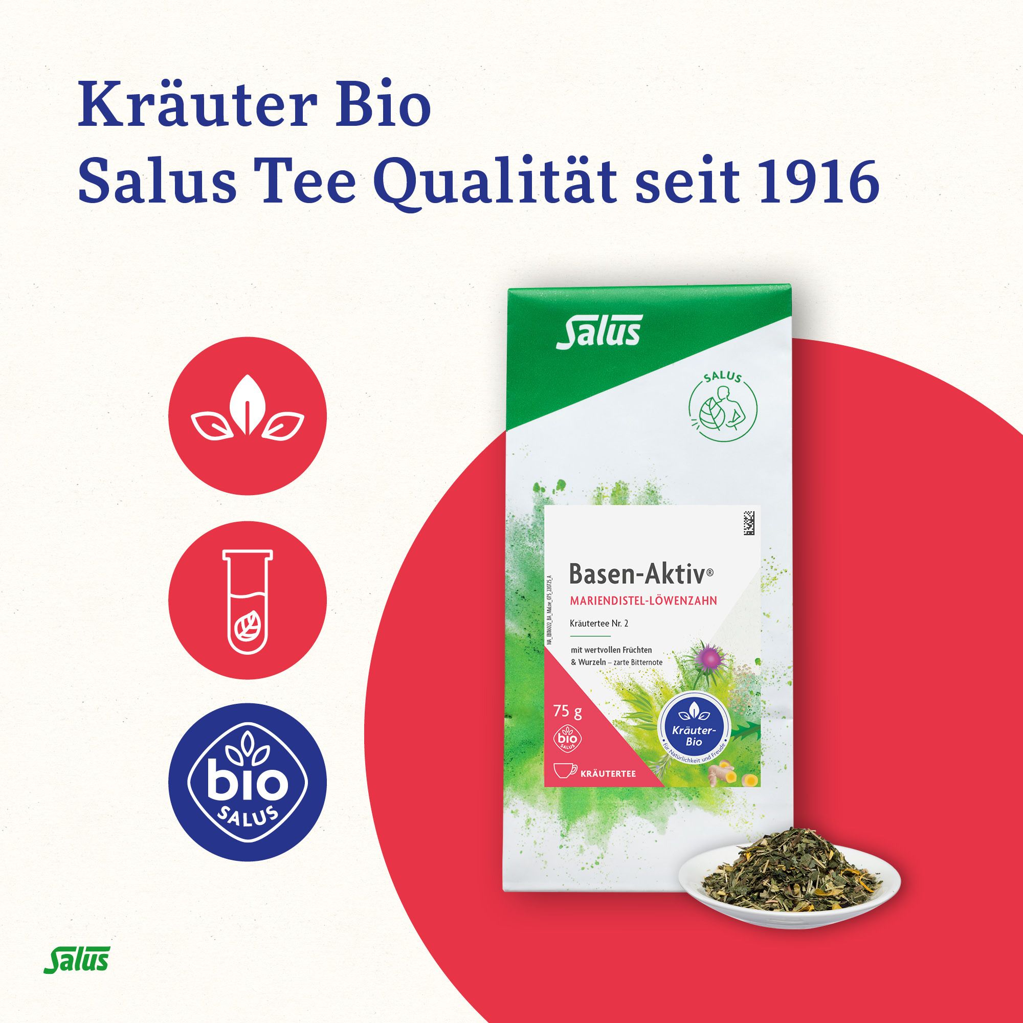 Salus® Basen-Aktiv® Kräutertee Maiendistel-Löwenzahn