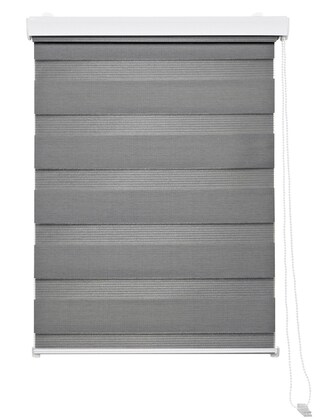 Doppelrollo mit Blende CASE 80 x 210 cm grau