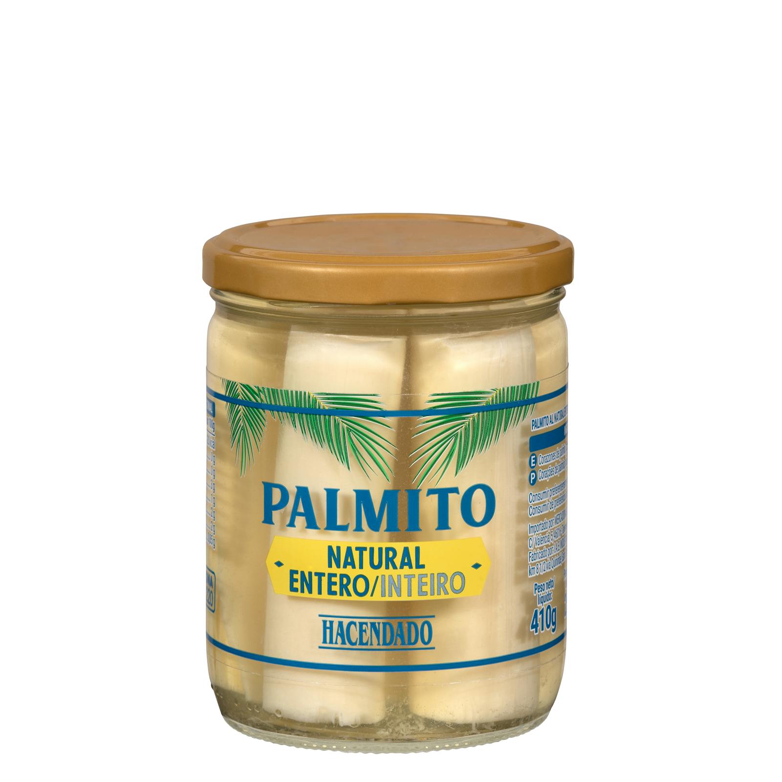 Cœurs de palmier naturels entiers Hacendado