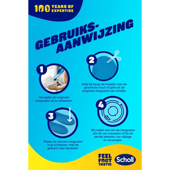 Scholl GelActiv Insoles Casual L