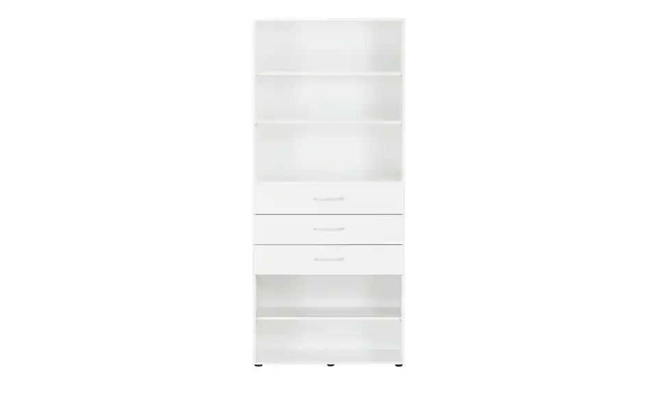 Regal Multischrank-System 80 cm 185 cm Weiß
