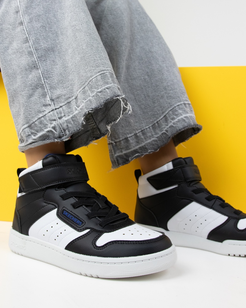 Skechers Quick Street Hoge sneakers  - zwart