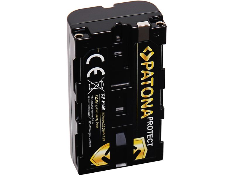 Patona PROTECT Akku für Sony NP-F550 PROTECT Batteriesatz für Sony