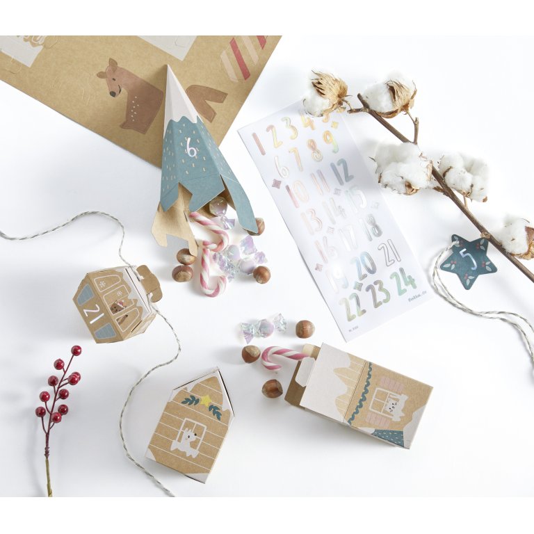 Adventskalender Set, ''Village In The Snow''