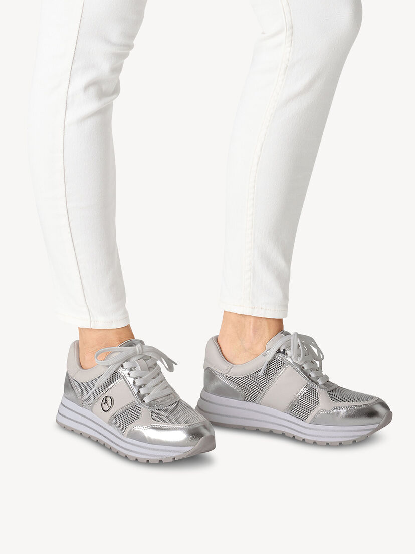 Sneaker - zilver