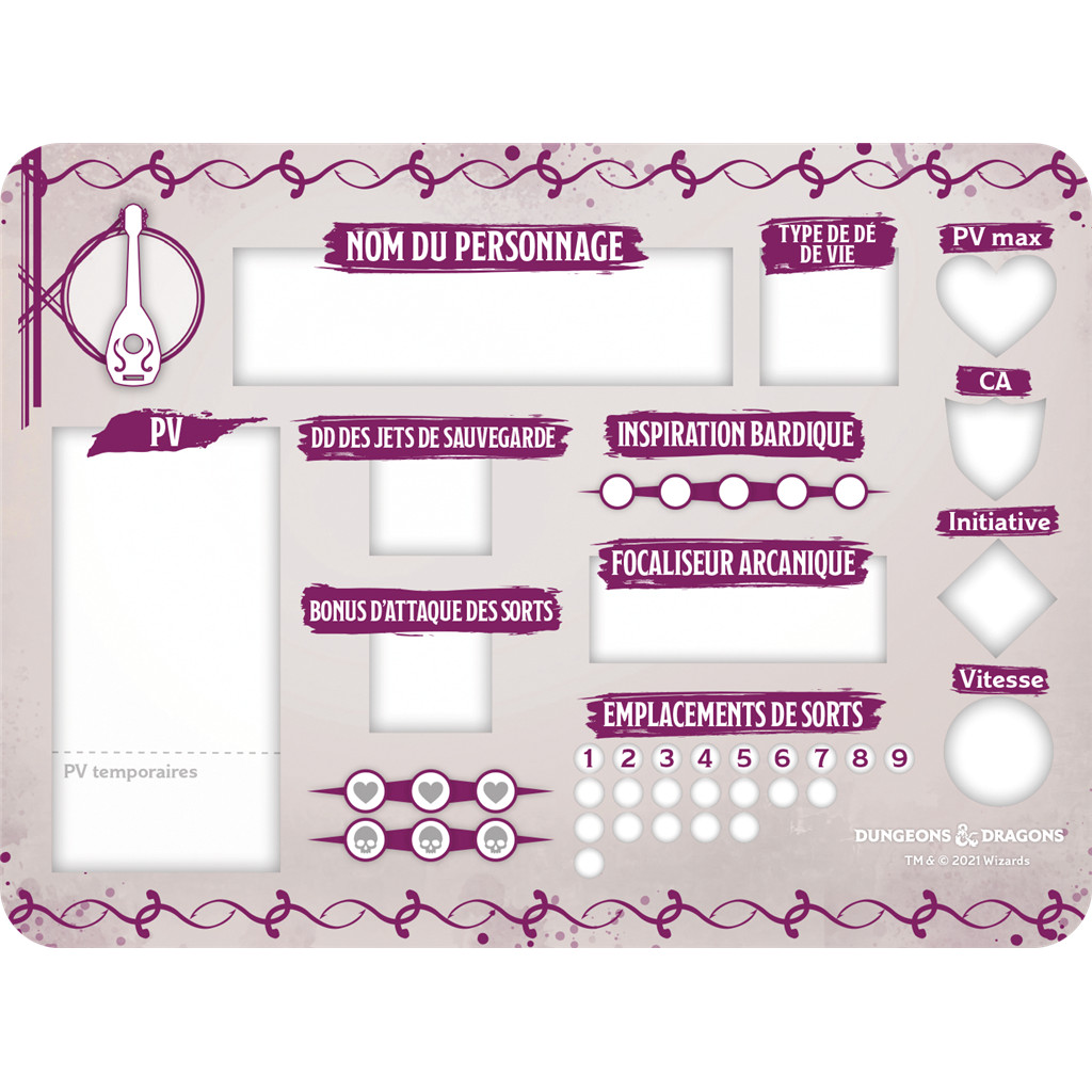 D&D 5 - Set de jetons :