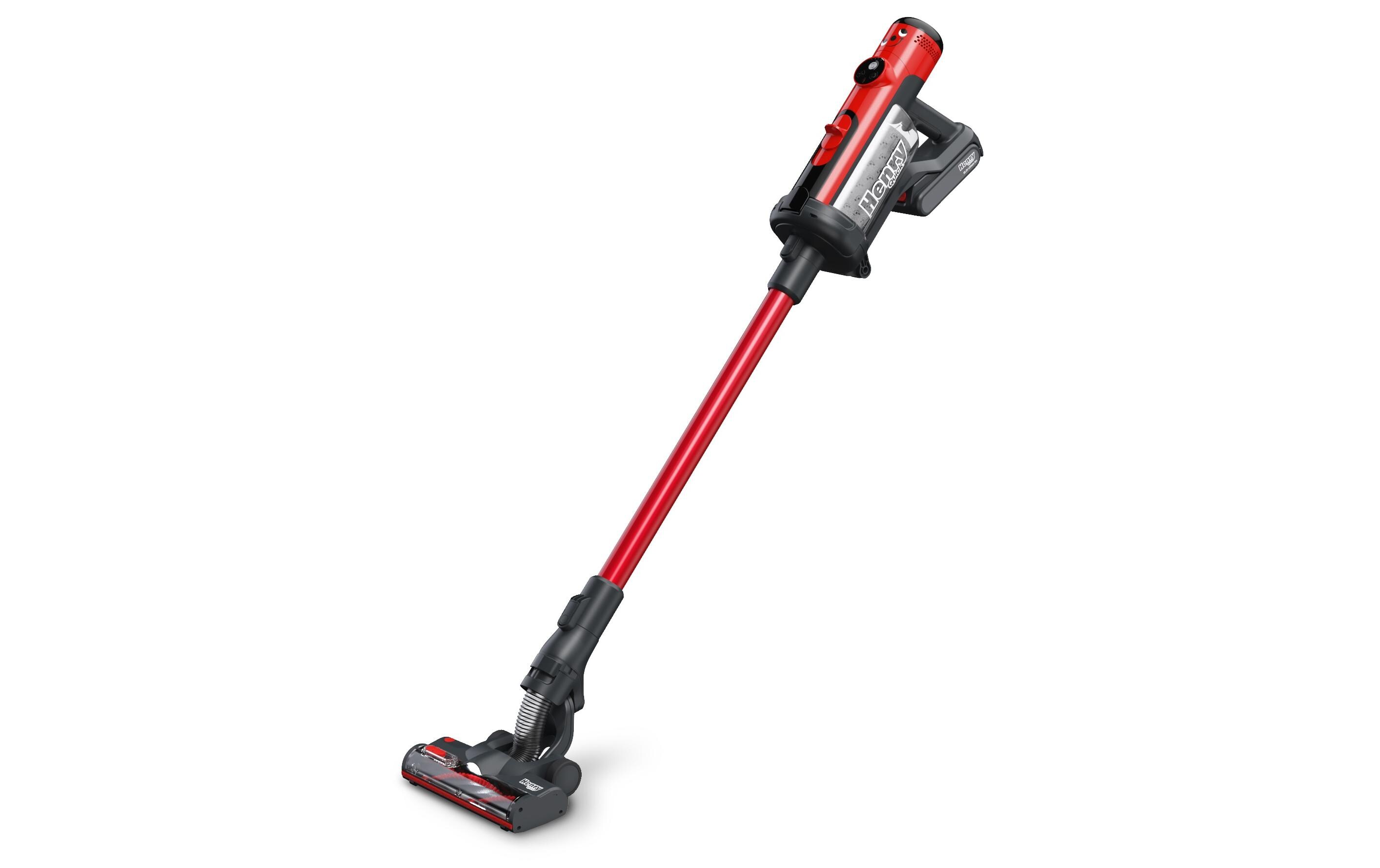 Akku-Hand- und Stielsauger HenryQuick Rot/Schwarz<br>Kabelloser Staubsauger