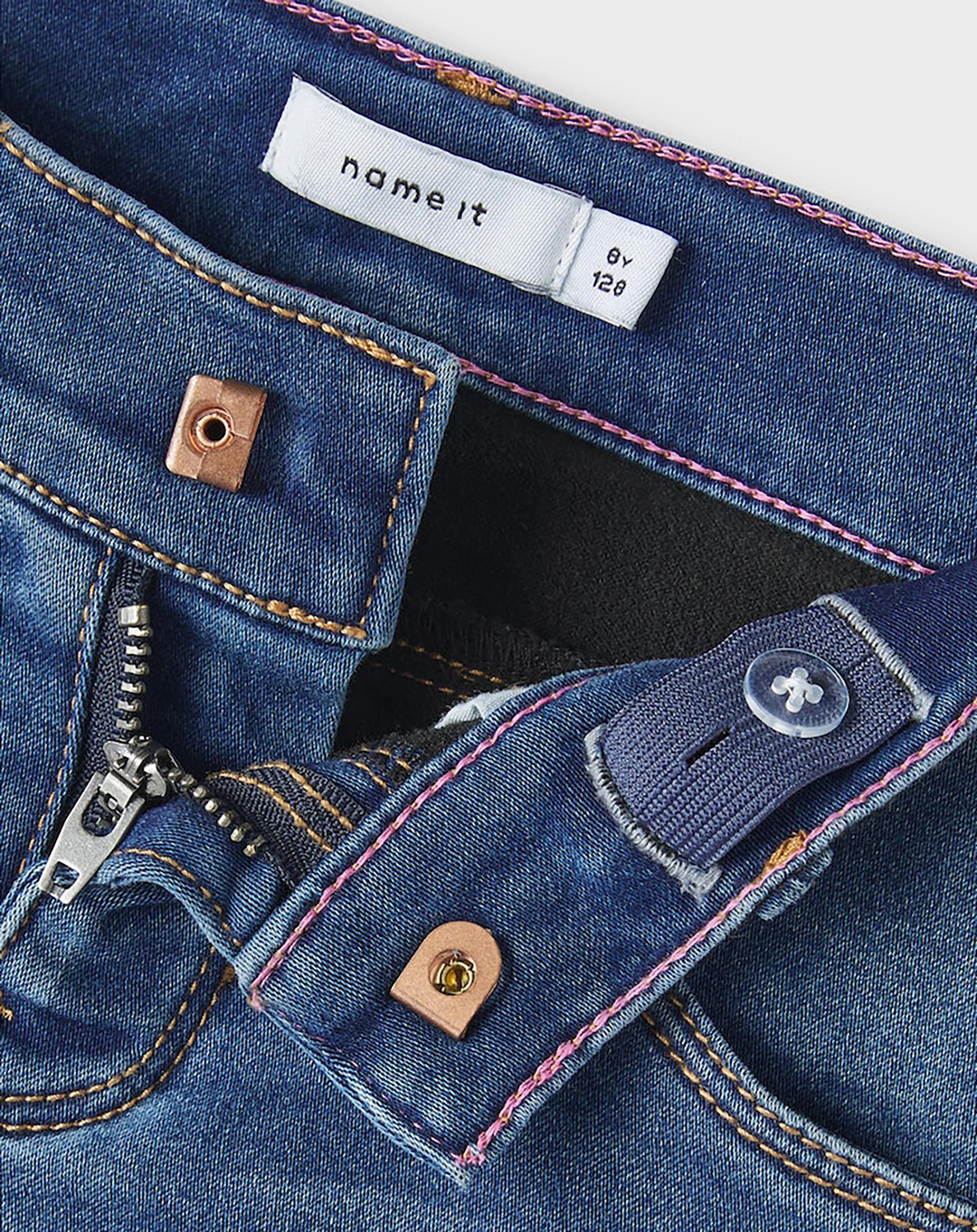Jeans NKFSALLI SLIM FIT WINTER in dark blue denim