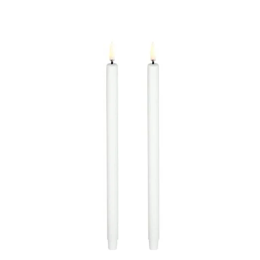 Uyuni  LED kertelys 2 stk. Nordic White - H25 cm.