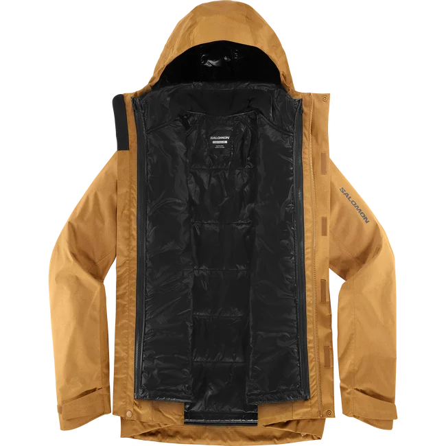 PATROLLER 3-IN-1 INSULATION  Thermo-Jacke mit Kapuze Herren Rubber/DEEPBLACK