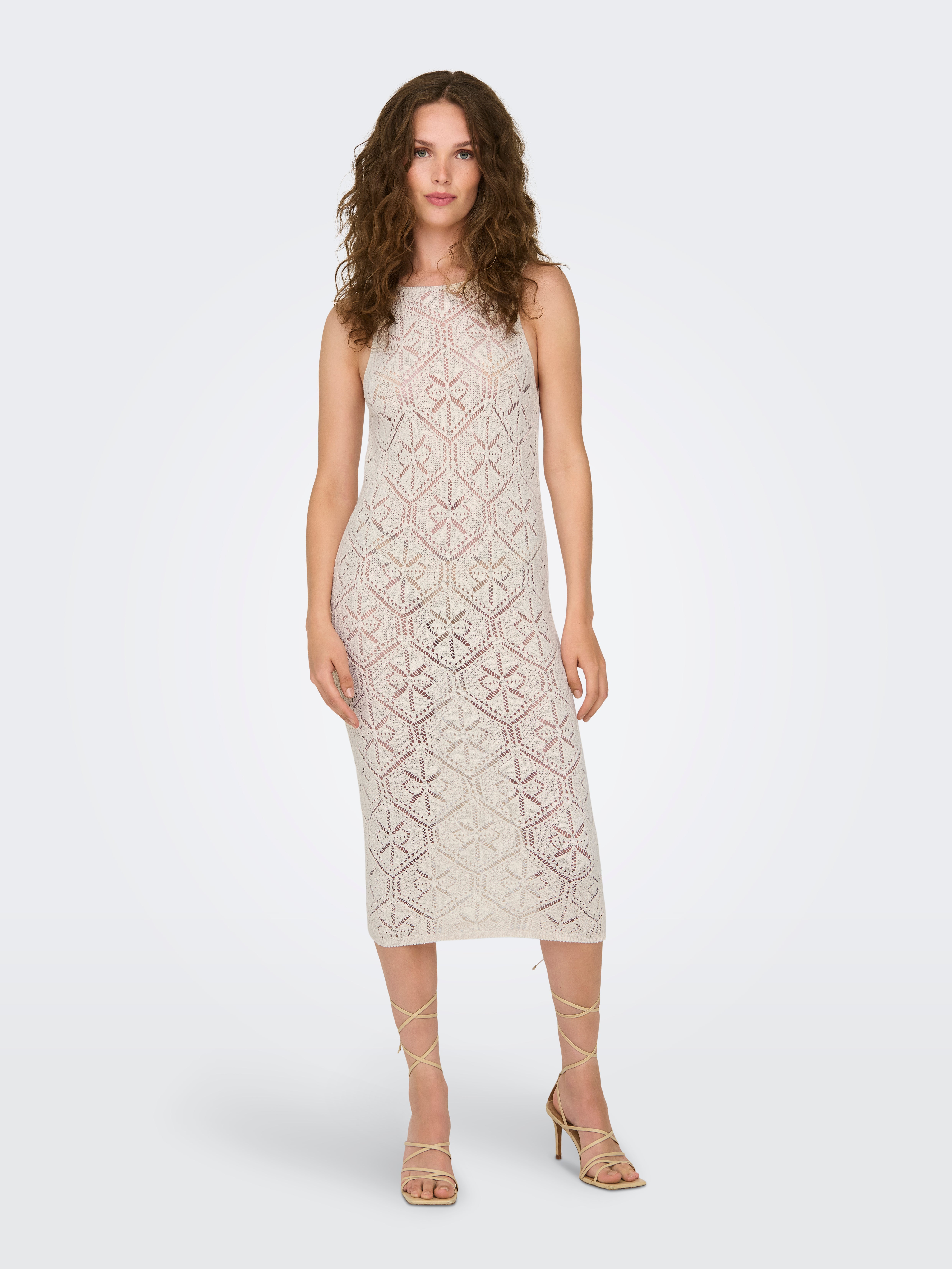 JDYSUSANNAH Langes Kleid Ecru