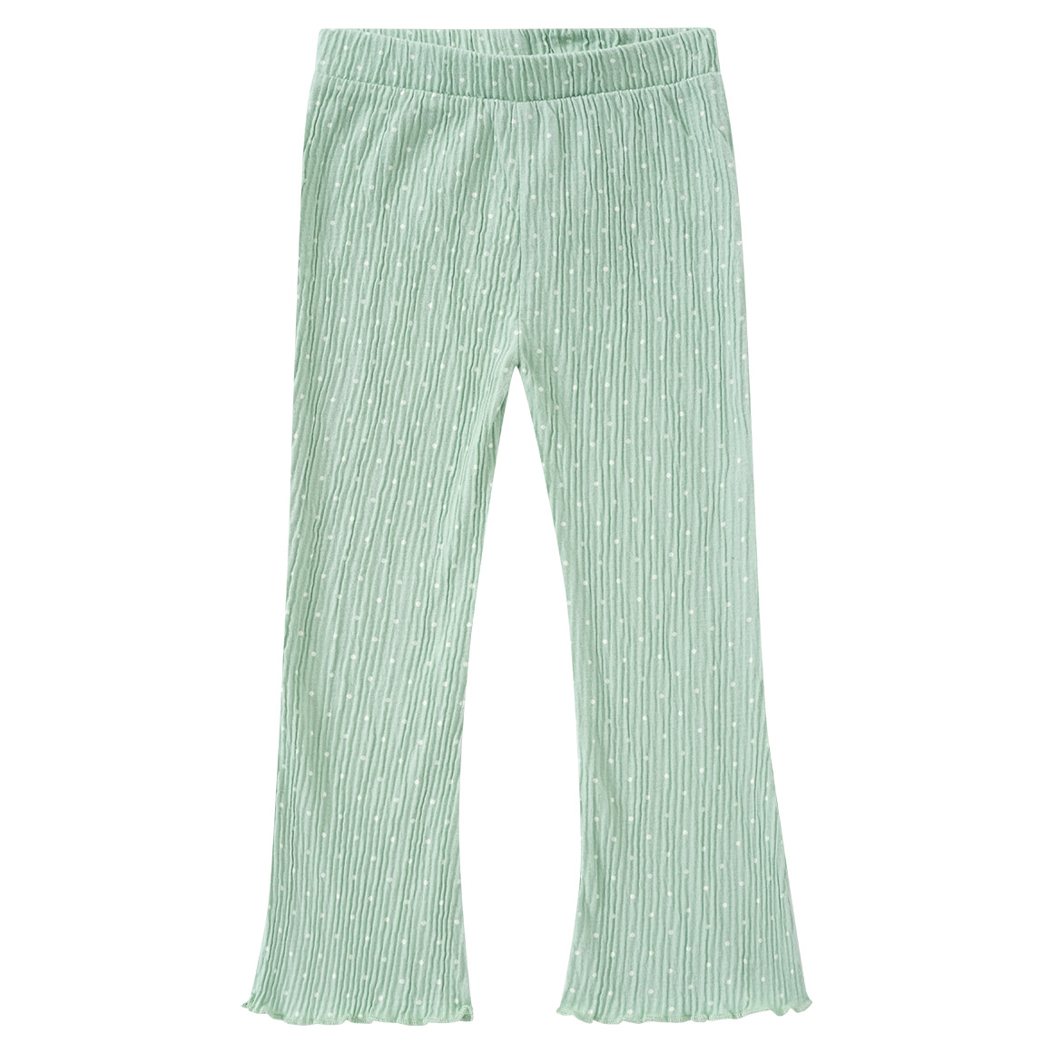 Topomini Baby Leggings mit Punkten allover hellgrün