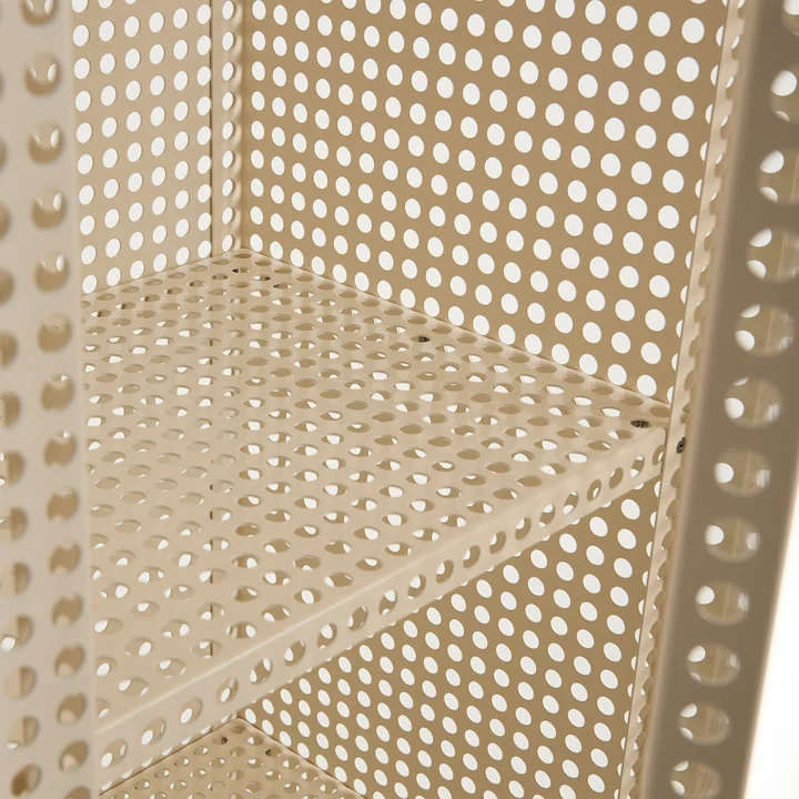 HAY - Perforated Cabinet L, eggshell