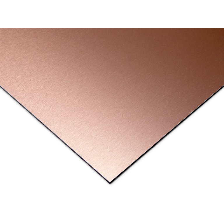 Etalbond Alu/LDPE-Verbundplatte, geschliffen (Zuschnitt möglich)