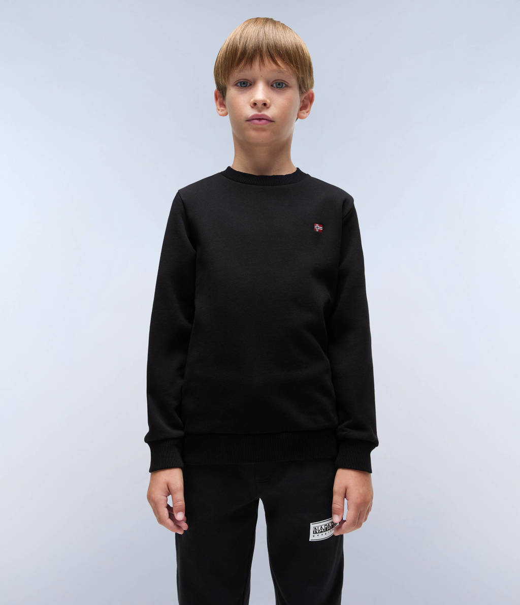 Napapijri sweater met logo zwart