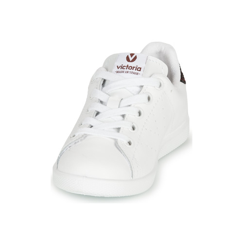 Victoria - TENIS PIEL - Blanc / Bordeaux