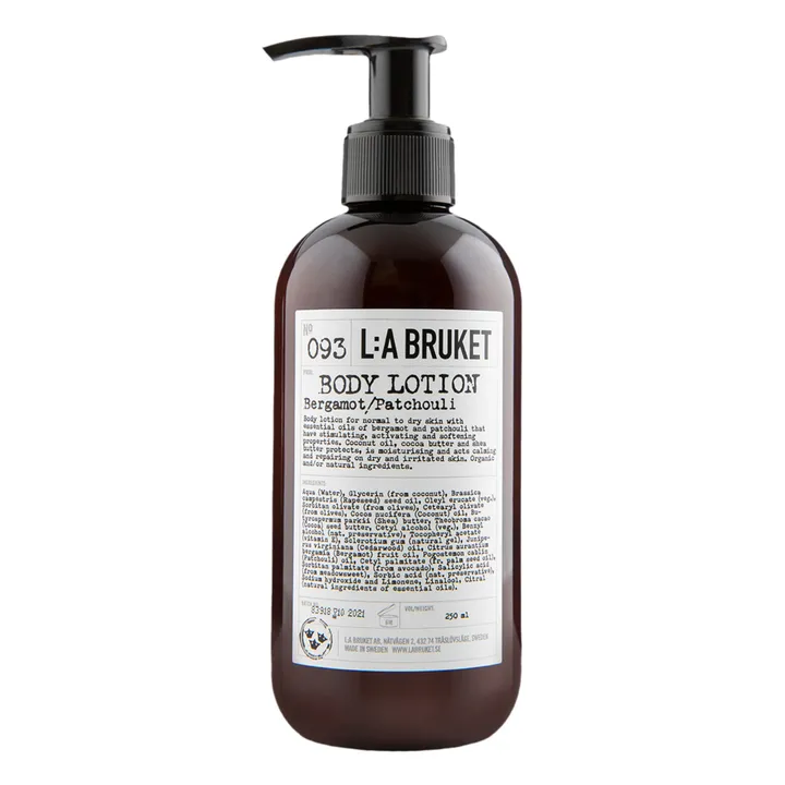 L:A BRUKET Lait corps Bergamote Patchouli 093 - 240 ml