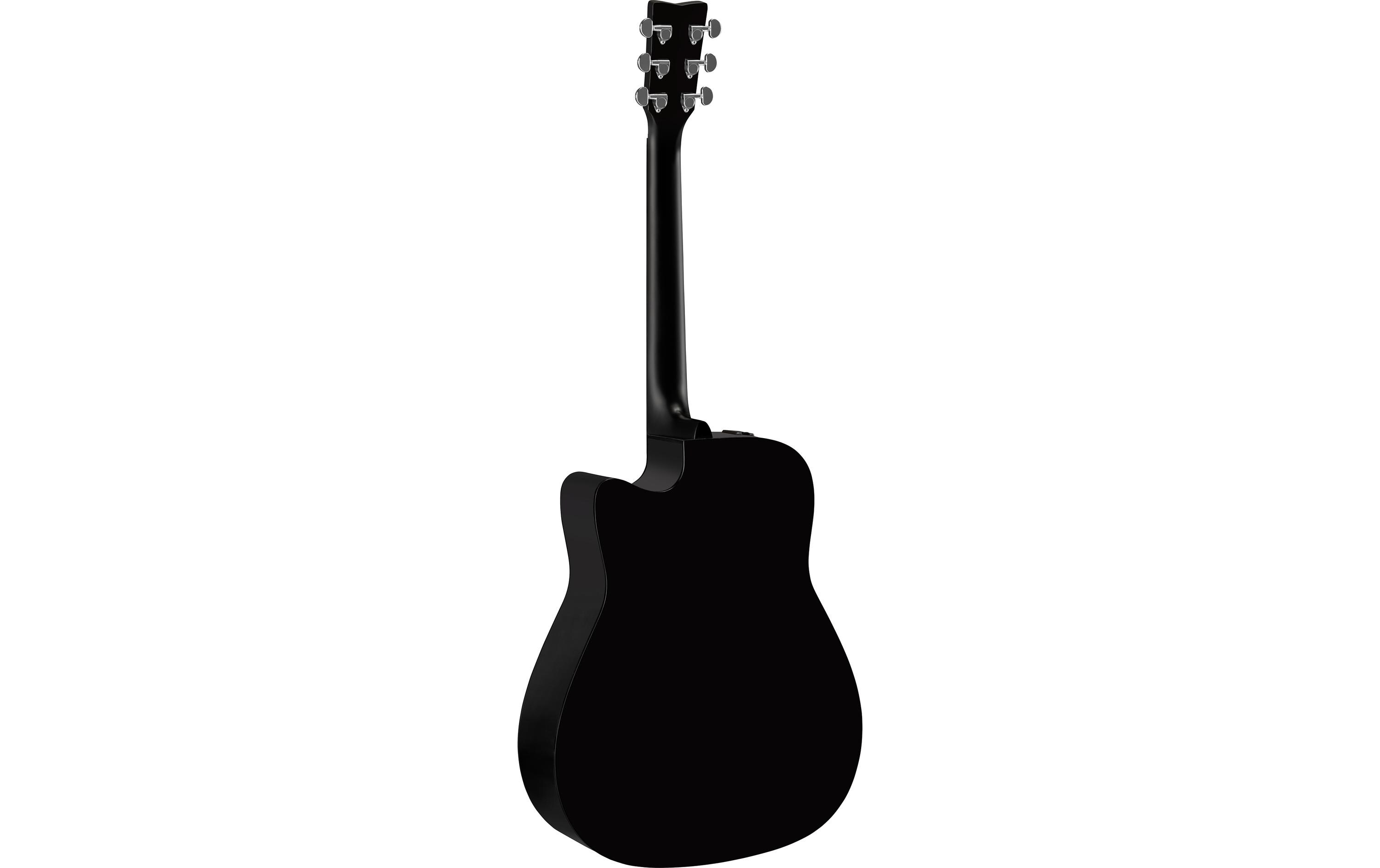 Westerngitarre FGX800C – Schwarz<br>Elektroakustische Westerngitarre mit Cutaway