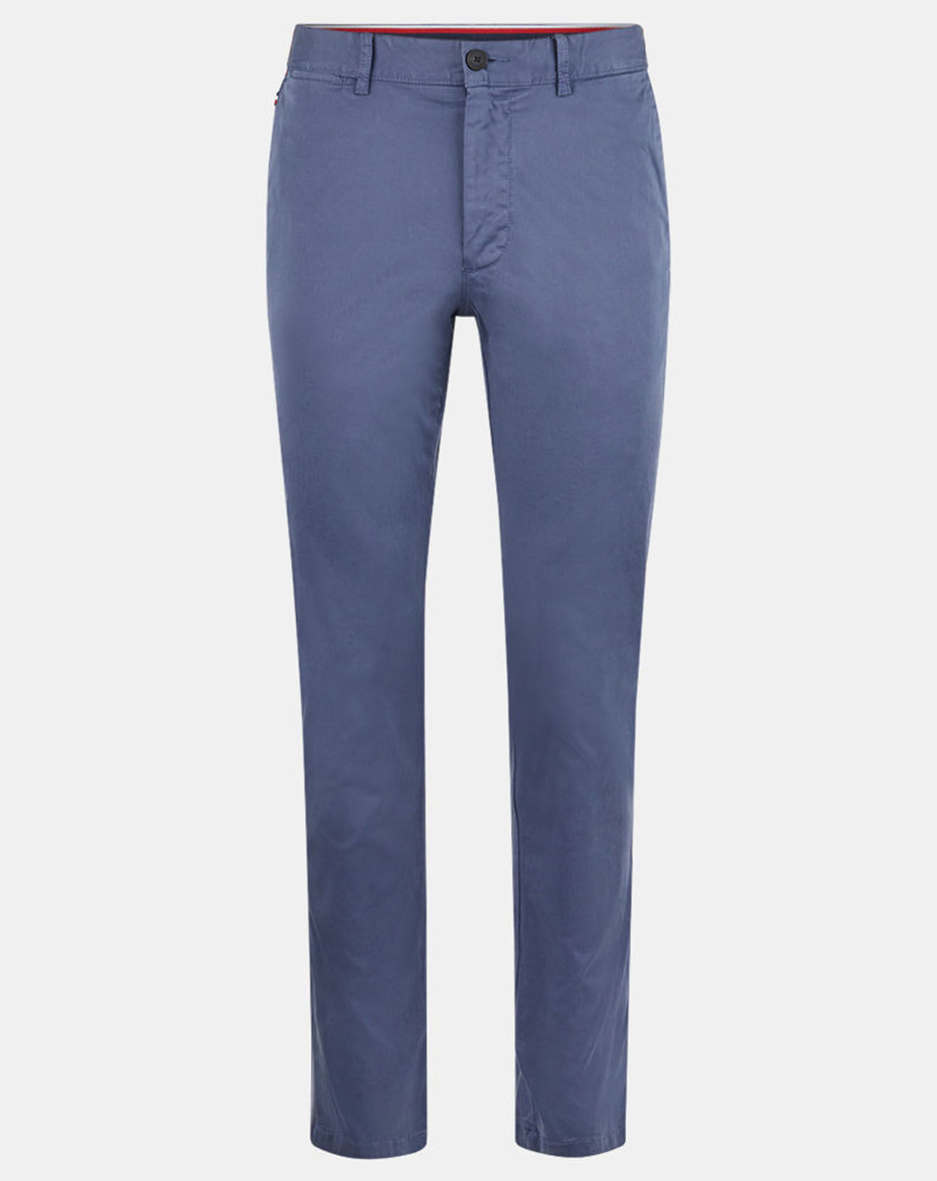 Tommy Hilfiger Pantalon chino ajusté Denton Flex Satin bleu