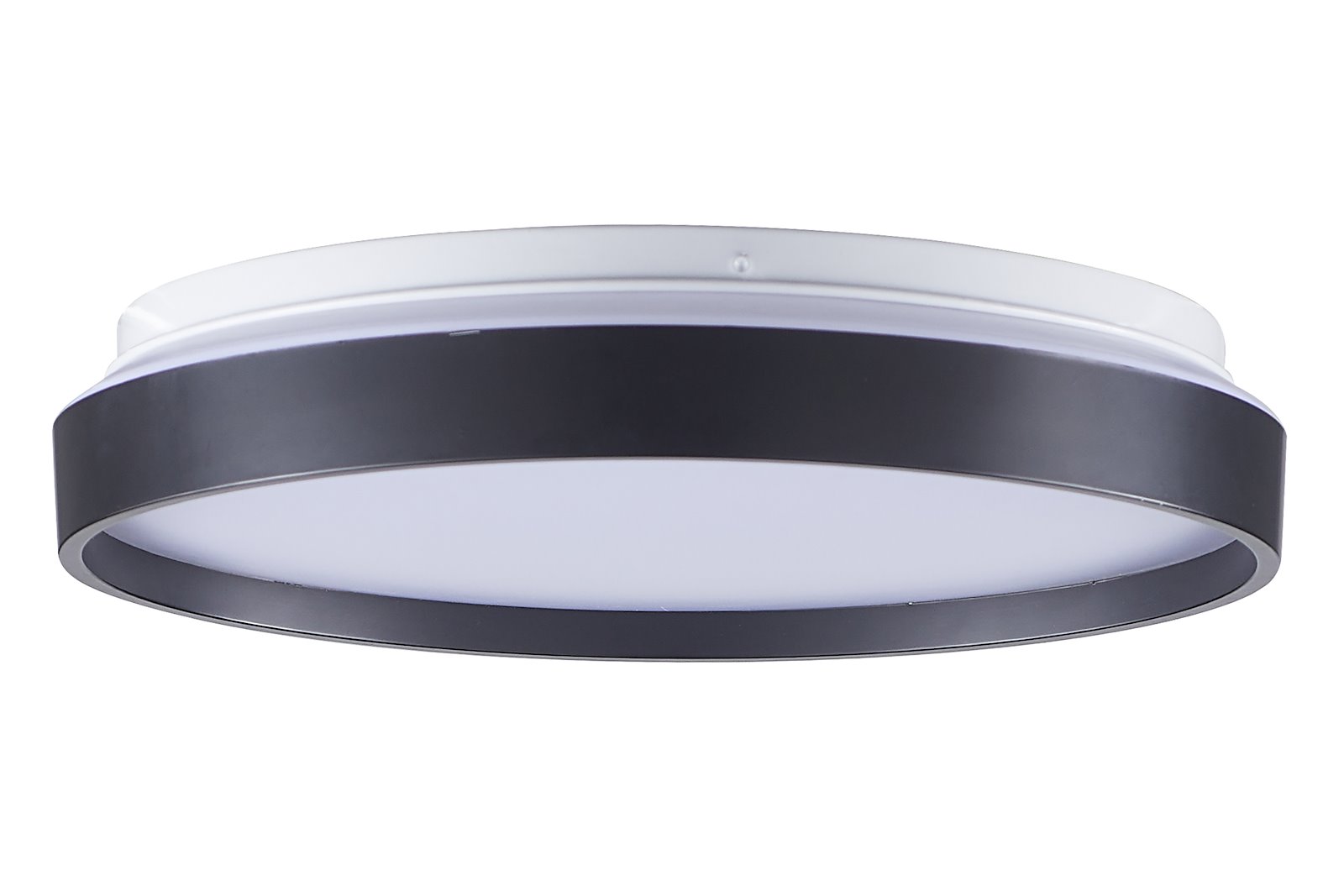 Selby plafond m/sensor Ø:33cm. Sort. Kan stilles inn for lystid og avstand for bevegelse.